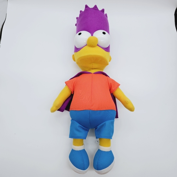 FOX | vintage The Simpsons "Bartman" Bart Simpson plush doll 2005 - Picture 2 of 8